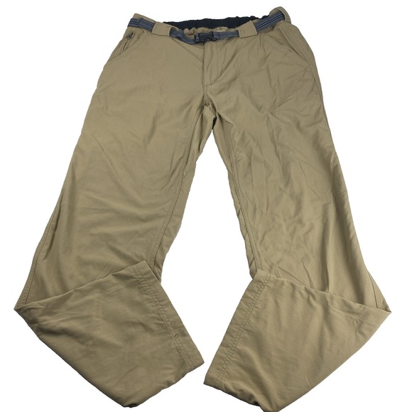 Duluth Pack Other - Duluth Trading Company Belted Khaki, XLG X 34 Nylon Hiking Pants 36x34 READ
